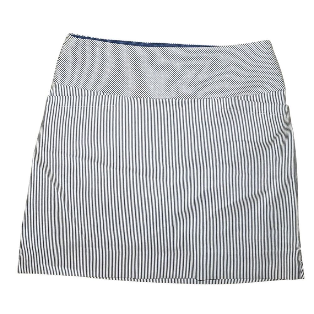 S.C.&CO - Blue and White Striped Skirt - Size Medium